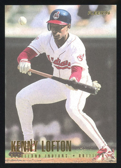 Kenny Lofton 1996 Fleer Card 89