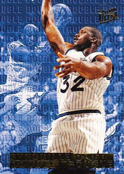 Shaquille O'Neal 1995-96 Ultra Double Trouble Card 6