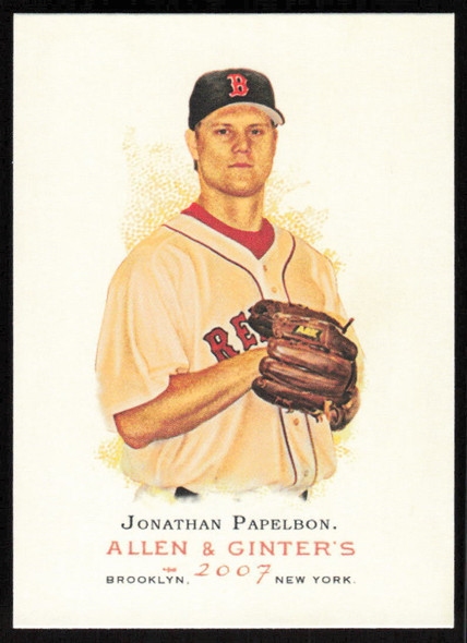 Jonathan Papelbon 2007 Allen & Ginter's Card 37