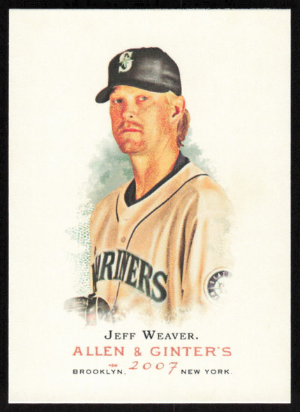 Jeff Weaver 2007 Allen & Ginter's Card 167