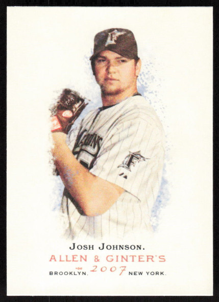 Josh Johnson 2007 Allen & Ginter's Card 282