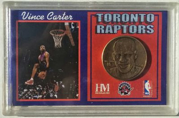 Vince Carter Toronto Raptors 2001 Highland Mint Coin LE 1500