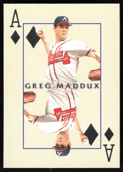 Greg Maddux 2000 Pacific Invincibles Diamond Aces Card 2