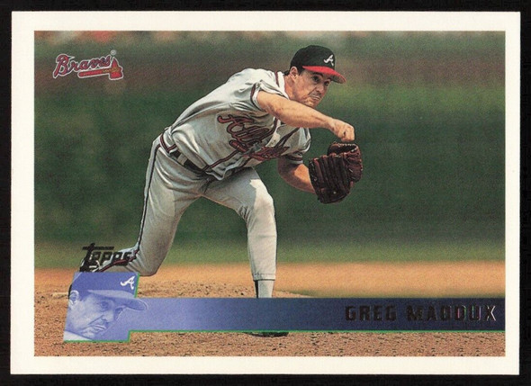 Greg Maddux 1996 Topps Card 318
