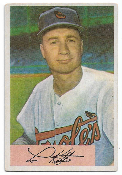 Lou Kretlow 1954 Bowman Card 197
