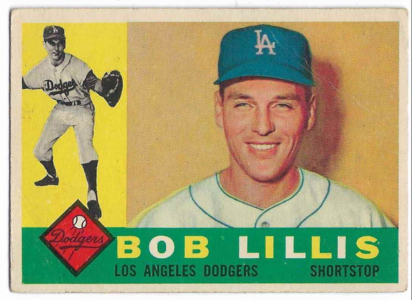 Bob Lillis 1960 Topps Card 354