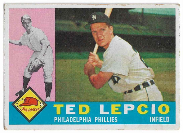 Ted Lepcio 1960 Topps Card 97