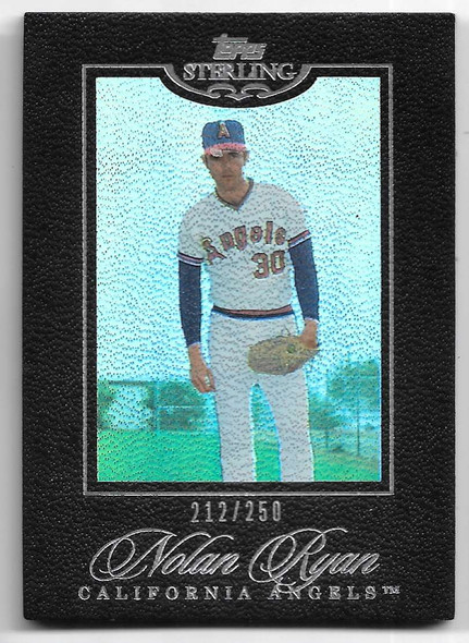 Nolan Ryan 2006 Topps Sterling Black Card 69 212/250