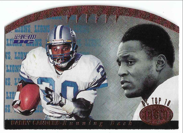 Barry Sanders 1997 Score Board Pro Line III Card 94
