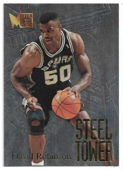 David Robinson 1995-96 Metal Steel Tower Card 8