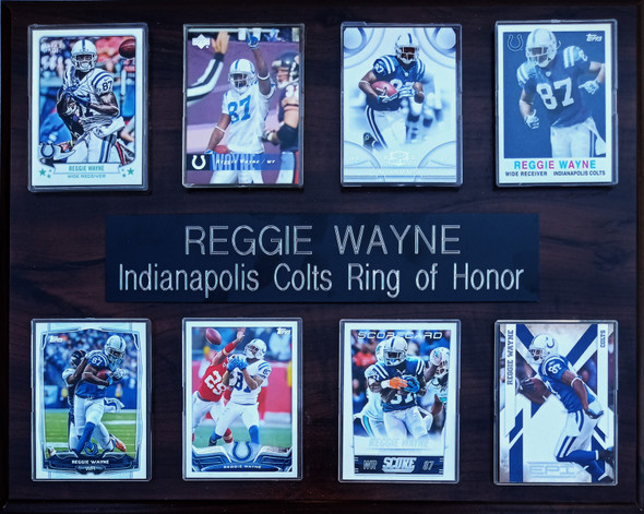 Reggie Wayne Indianapolis Colts 8-Card 12x15 Cherry-Finished Plaque Reggie Wayne Indianapolis Colts 8-Card 12x15 Cherry-Finished Plaque