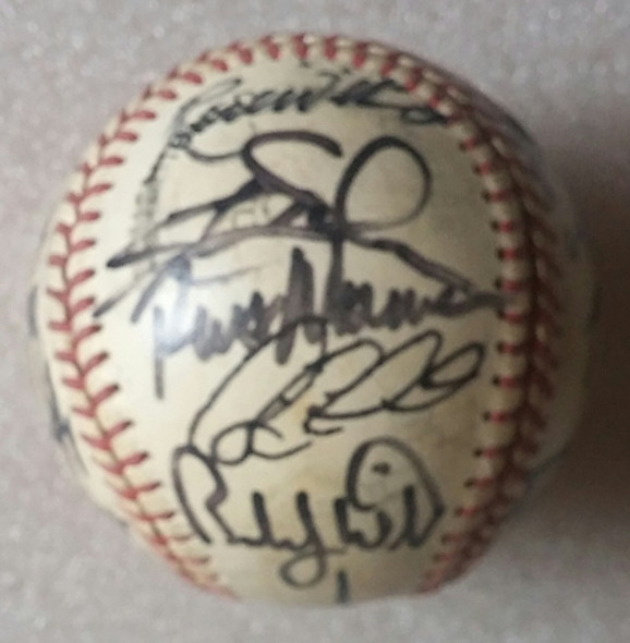 Florida Marlins 1995 Team-Signed Game-Used Baseball (23 Signatures)