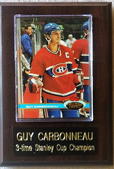 Guy Carbonneau Montreal Canadians Player Plaque