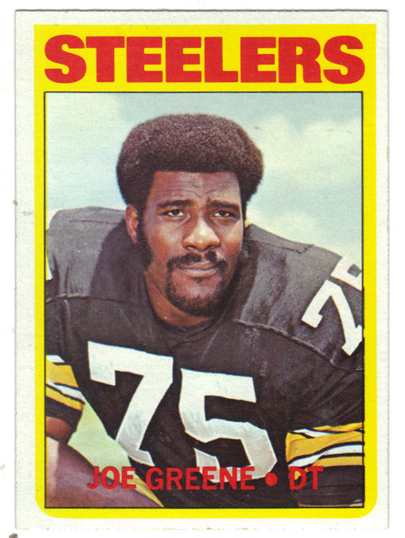 Mean Joe Greene 1972 Topps Card 230 in Screw-Down Case A Mean Joe Greene 1972 Topps Card 230 in Screw-Down Case A