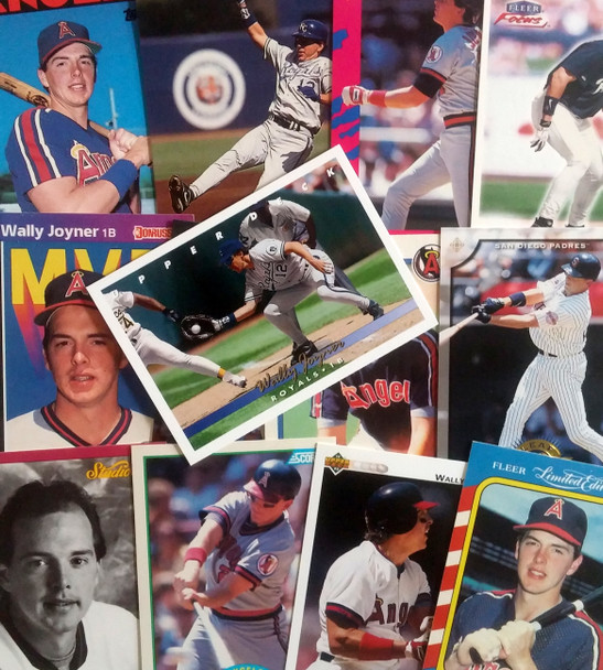 Wally Joyner 20-Card Set with 2-Piece Acrylic Case