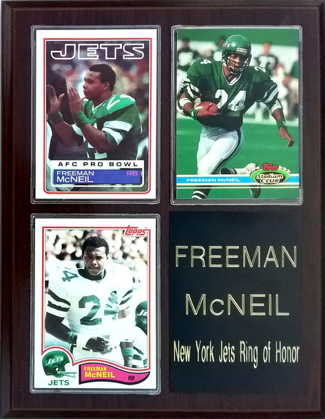 Freeman McNeill New York Jets 3-Card 7x9 Plaque