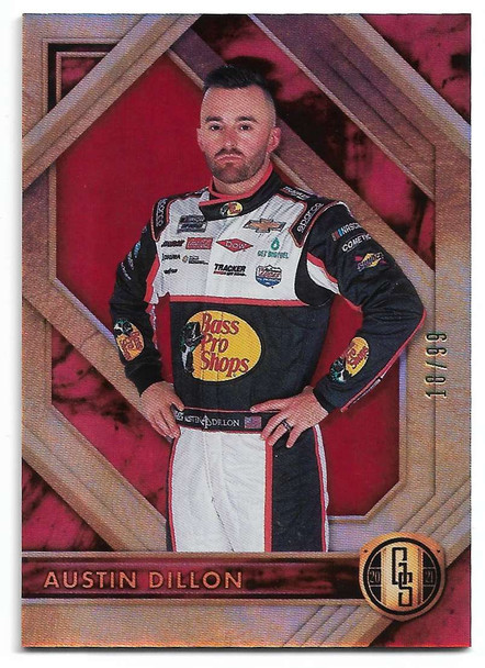 Austin Dillon 2021 Panini Chronicles Gold Standard Racing Red Card 16 18/99