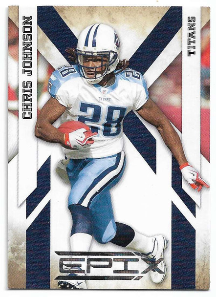 Chris Johnson 2010 Panini Epix Silver Card 017/250