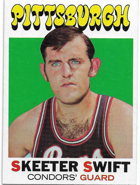 Skeeter Swift 1971-72 Topps Card 169