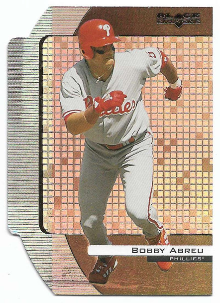 Bobby Abreu 2000 Upper Deck Black Diamond Recripocal Cut Card R65