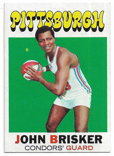 John Brisker 1971-72 Topps Rookie Card 180