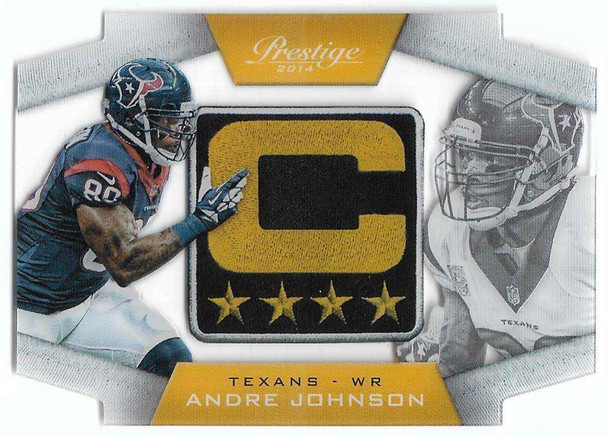 Andre Johnson 2014 Panini Prestige Captains Card 9