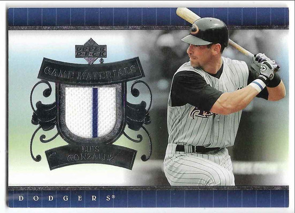 Luis Gonzalez 2007 Upper Deck UD Game Materials  Jersey Card UD-LG