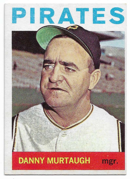Danny Murtaugh 1964 Topps Card 141 Danny Murtaugh 1964 Topps Card 141