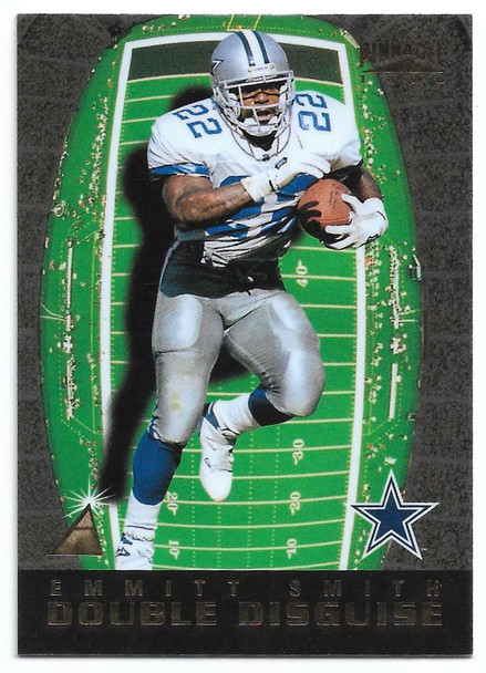 Emmitt Smith Dan Marino 1996 Pinnacle Double Disguise Card 2