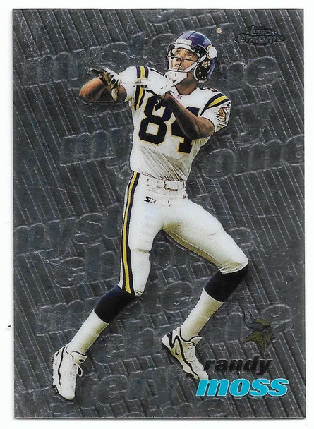 Randy Moss 1999 Topps Mystery Chrome Card M19