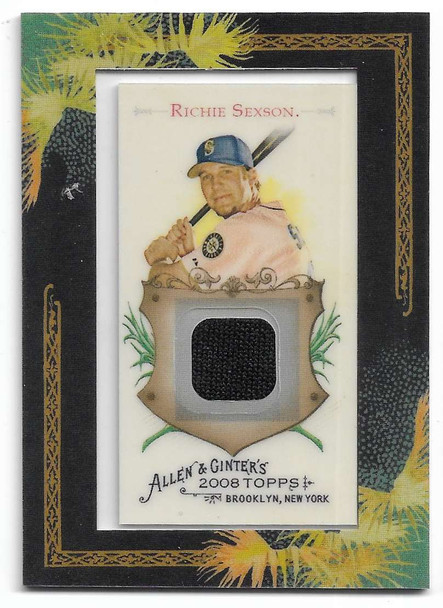 Richie Sexson 2008 Allen & Ginter's Relics Jersey Card AGR-RS