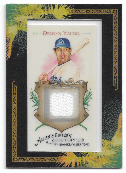 Delwyn Young 2008 Topps Allen & Ginter Relics Jersey Card AGR-DRY