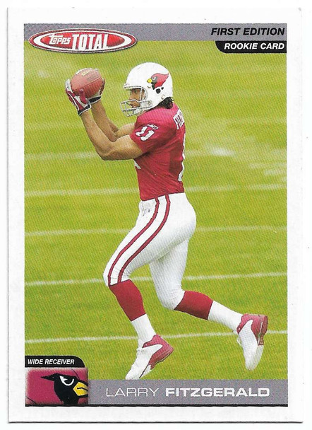 Larry Fitzgerald 2004 Topps Total First Edition Rookie Card 400