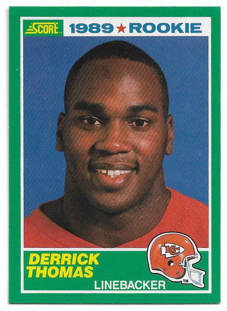 Derrick Thomas 1989 Score Rookie Card 258 (c)