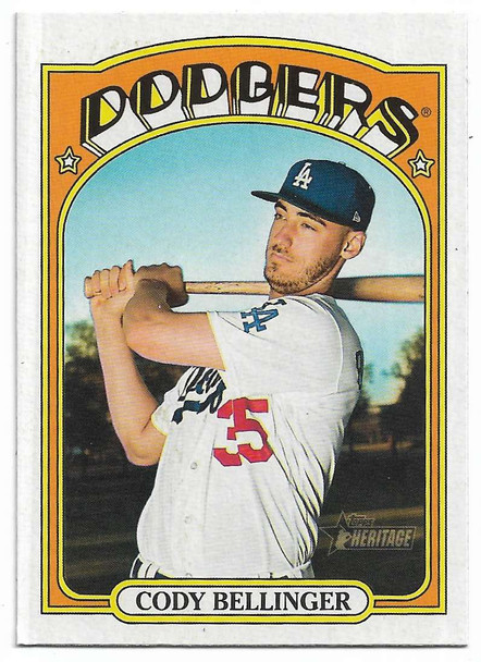 Cody Bellinger 2021 Topps Heritage Card 173