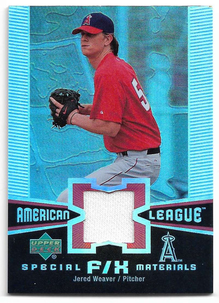 Jered Weaver 2006 Upper Deck Special F/X Materials Card SM -WE