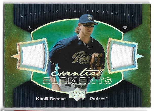 Khalil Greene 2007 Upper Deck Elements Essential Card EE-EG