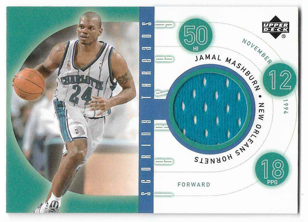 Jamal Mashburn 2002-03 Upper Deck Scoring Threads Card SC-JM