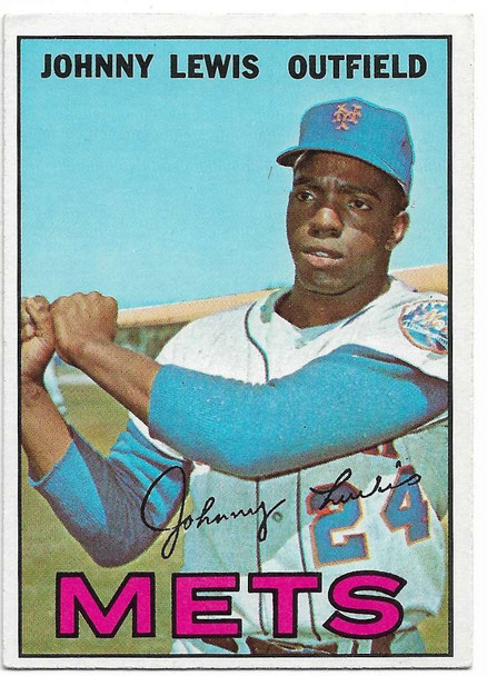 Johnny Lewis 1967 Topps Card 91