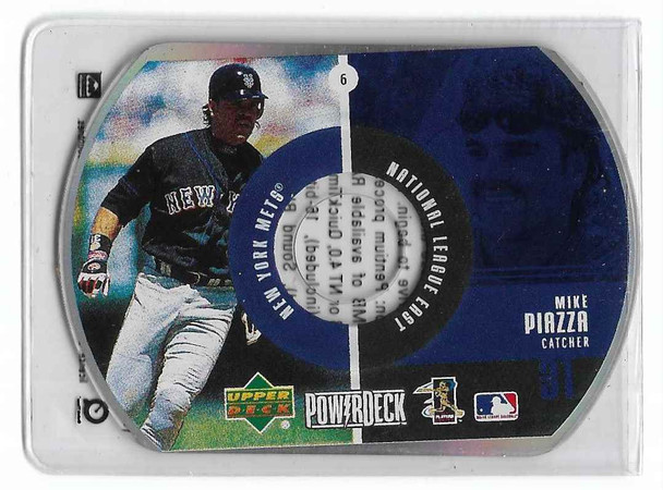 Mike Piazza 1999 Upper Deck PowerDeck CD Rom Card
