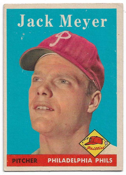 Jack Meyer 1958 Topps Card 186