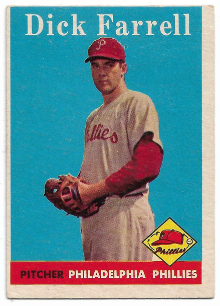 Dick Farrell 1958 Topps Card 76