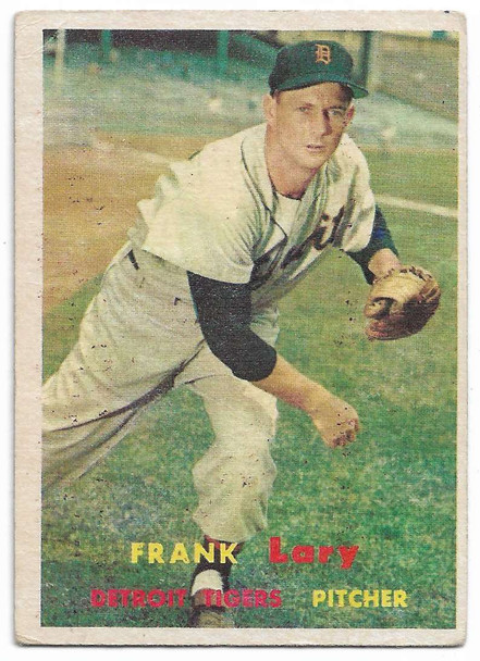 Frank Lary 1957 Topps Card 168