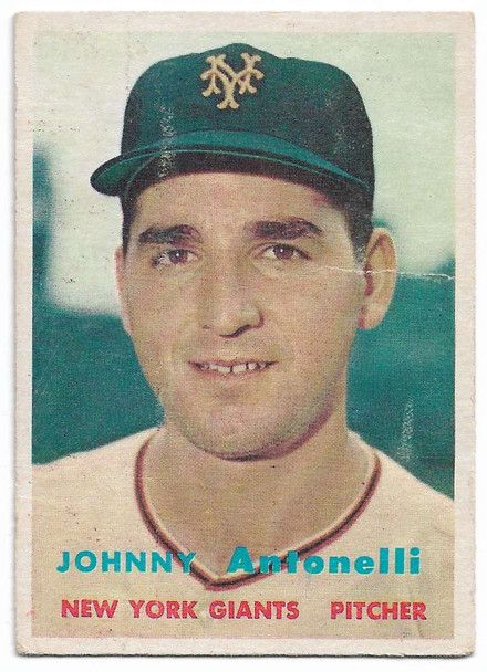 Johnny Antonelli 1957 Topps Card 105