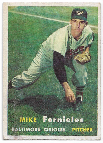 Mike Fornieles 1957 Topps Card 116 Mike Fornieles 1957 Topps Card 116