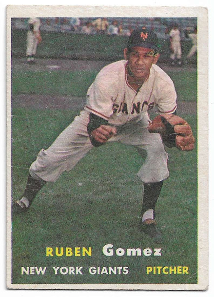 Ruben Gomez 1957 Topps Card 58