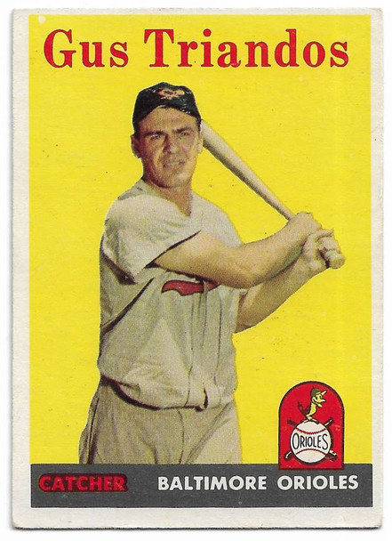 Gus Triandos 1958 Topps Card 429