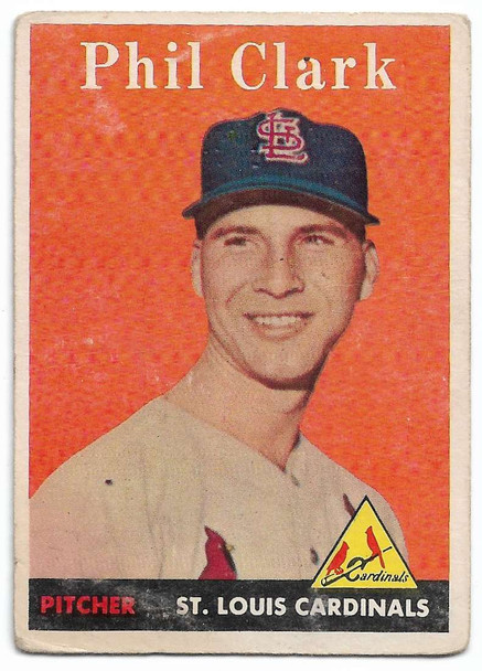 Phil Clark 1958 Topps Card 423