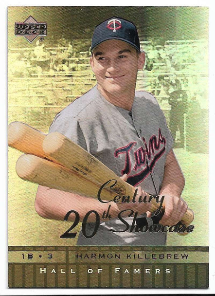 Harmon Killebrew 2001 Upper Deck Hall of Famers 20th Century Showcase Card S3