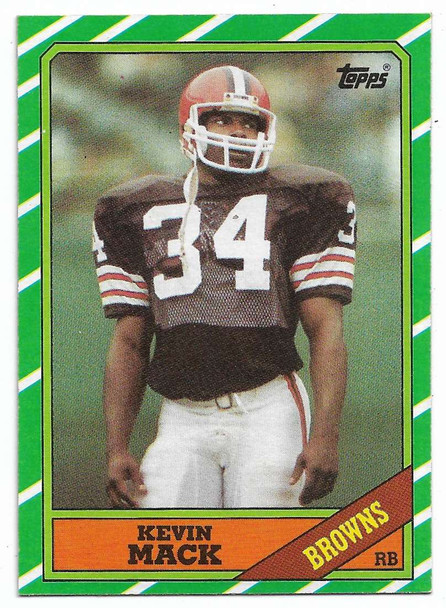 Kevin Mack 1986 Topps Rookie Card 188
